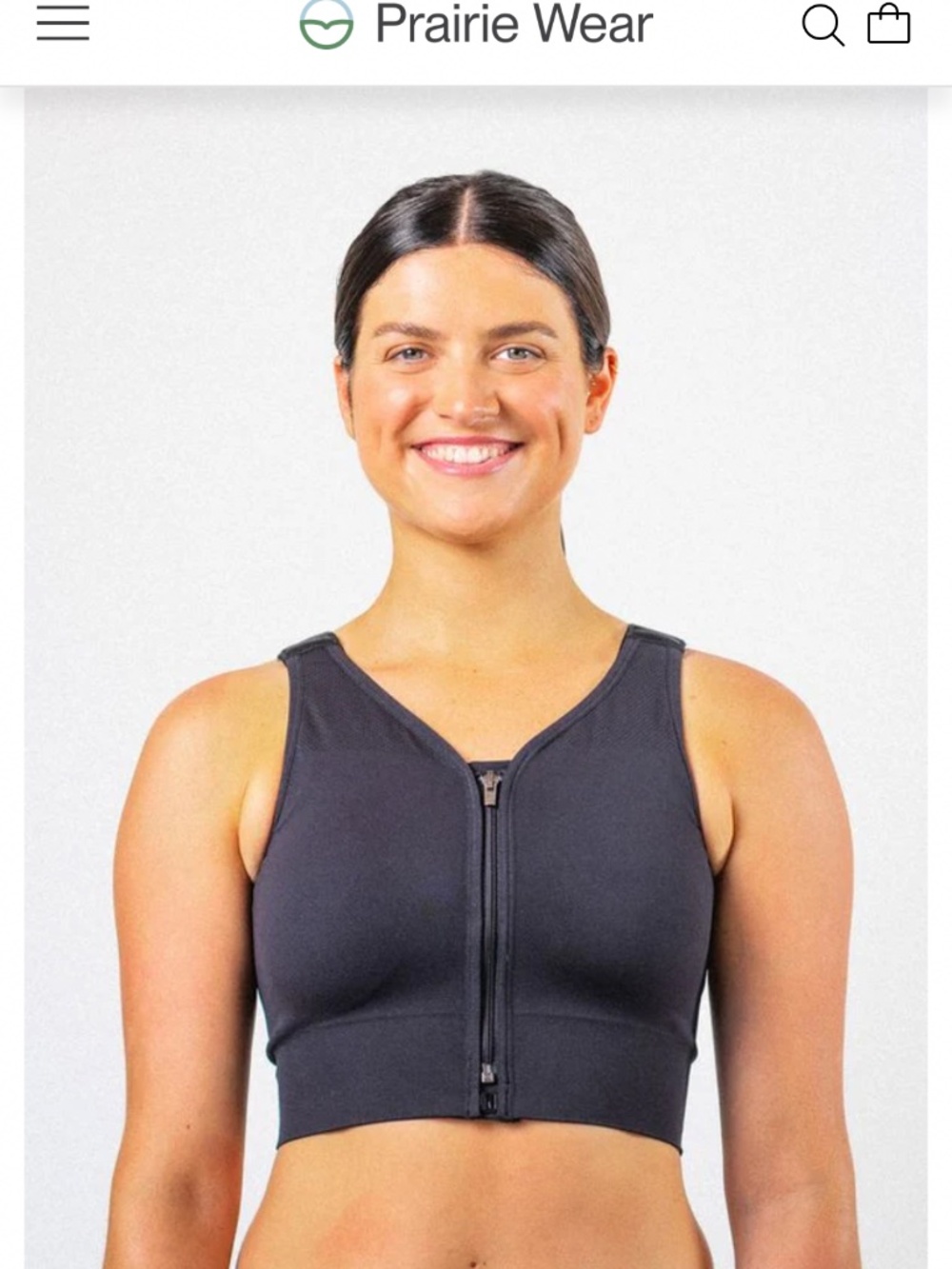 Prairie Wear Hugger Prima Compression Bra
